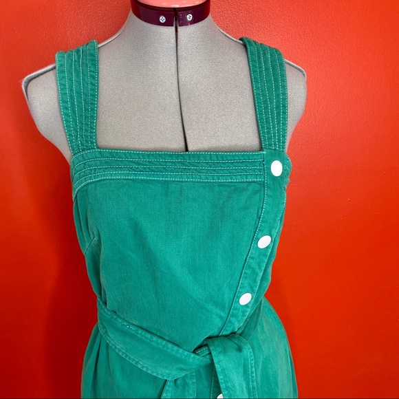 NWOT Anthropologie Elizabeth Button-Front Dress - Picture 7 of 8